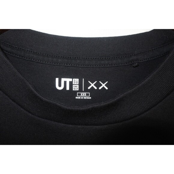 UT Uniqlo Kaws XX Elephants Cotton Exclusive Companion T Tee Shirt Black XXS - Picture 7 of 8